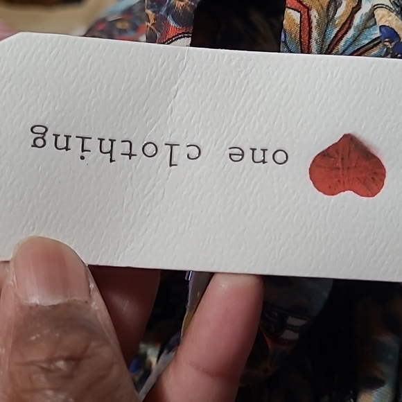 One Clothing Bell Sleeve Kaleidoscope fit&Flare Mini Abstract Print Dress NWT Sm - Picture 9 of 11